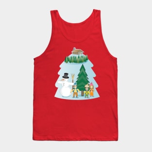 Children in the snow Tank Top